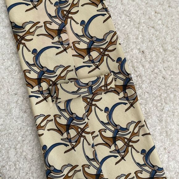 Salvatore Ferragamo 100% Silk Tie Equestrian ￼Hunter - Picture 7 of 7